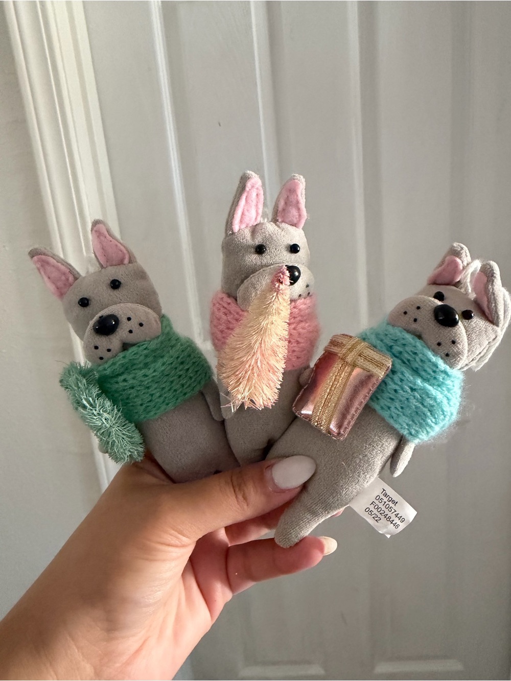 French bulldog xmas decorations